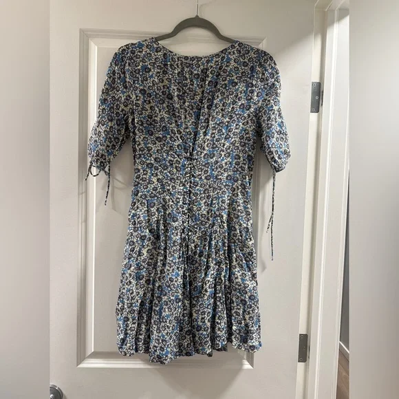 Free People lace up Mini Dress| size small - Picture 4 of 6